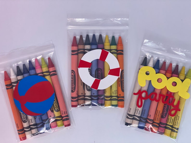 Pool Party Favors Beach Ball Birthday Bash Pool Time Party Etsy