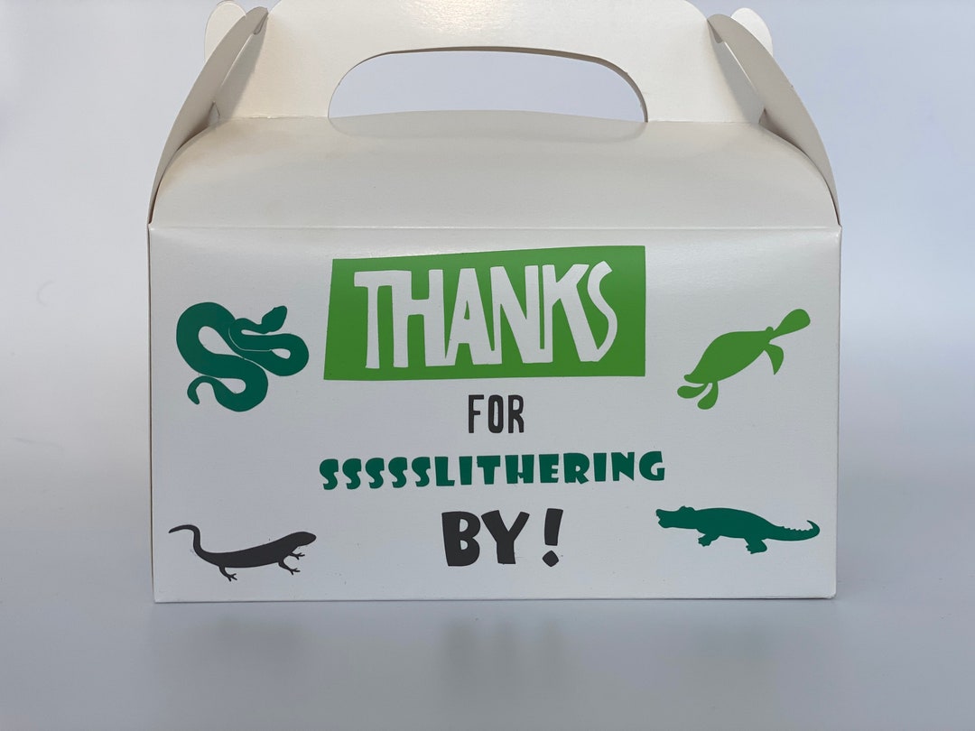 Reptile Party Favors, Reptile Birthday Party, Reptile Party Favor Boxes