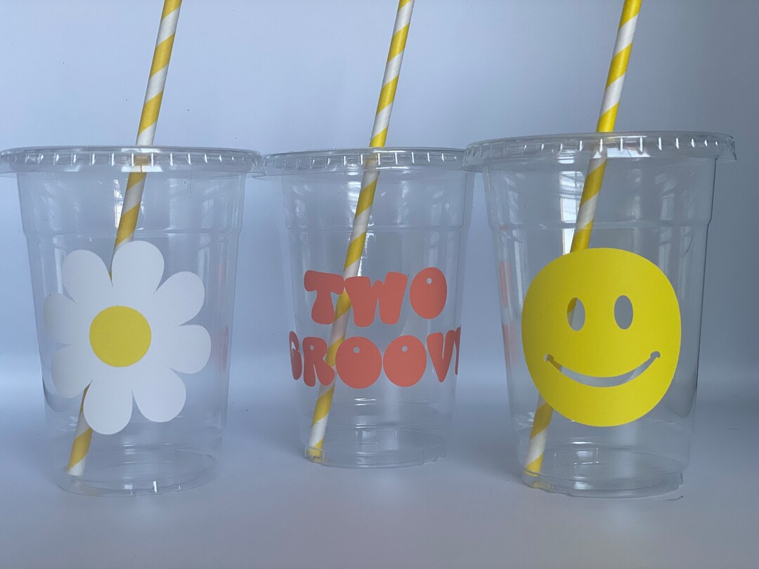 Groovy Party Cups Two Groovy Party Cups Two Groovy Disco - Etsy