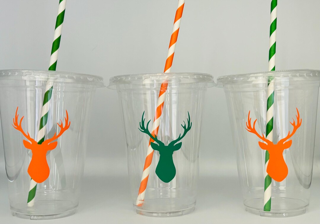 Deer Party Cups, Deer Birthday Party Cups, Deer Baby Shower Cups ...