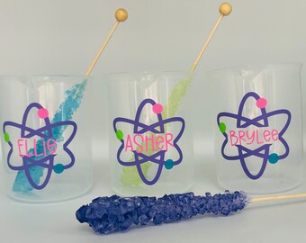 Pink Scientist Beaker Party Favors, Mad Scientist Party favor, Science Party Beaker, Scientist Birthday Party Science Party supply, Reusable