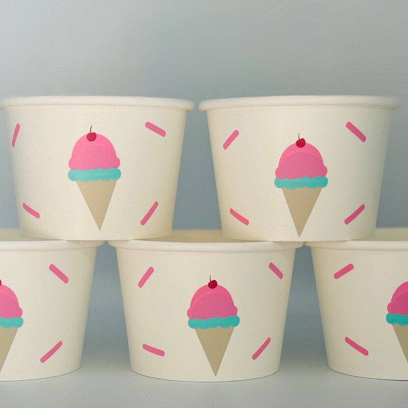 Paper Ice Cream Cup - Etsy