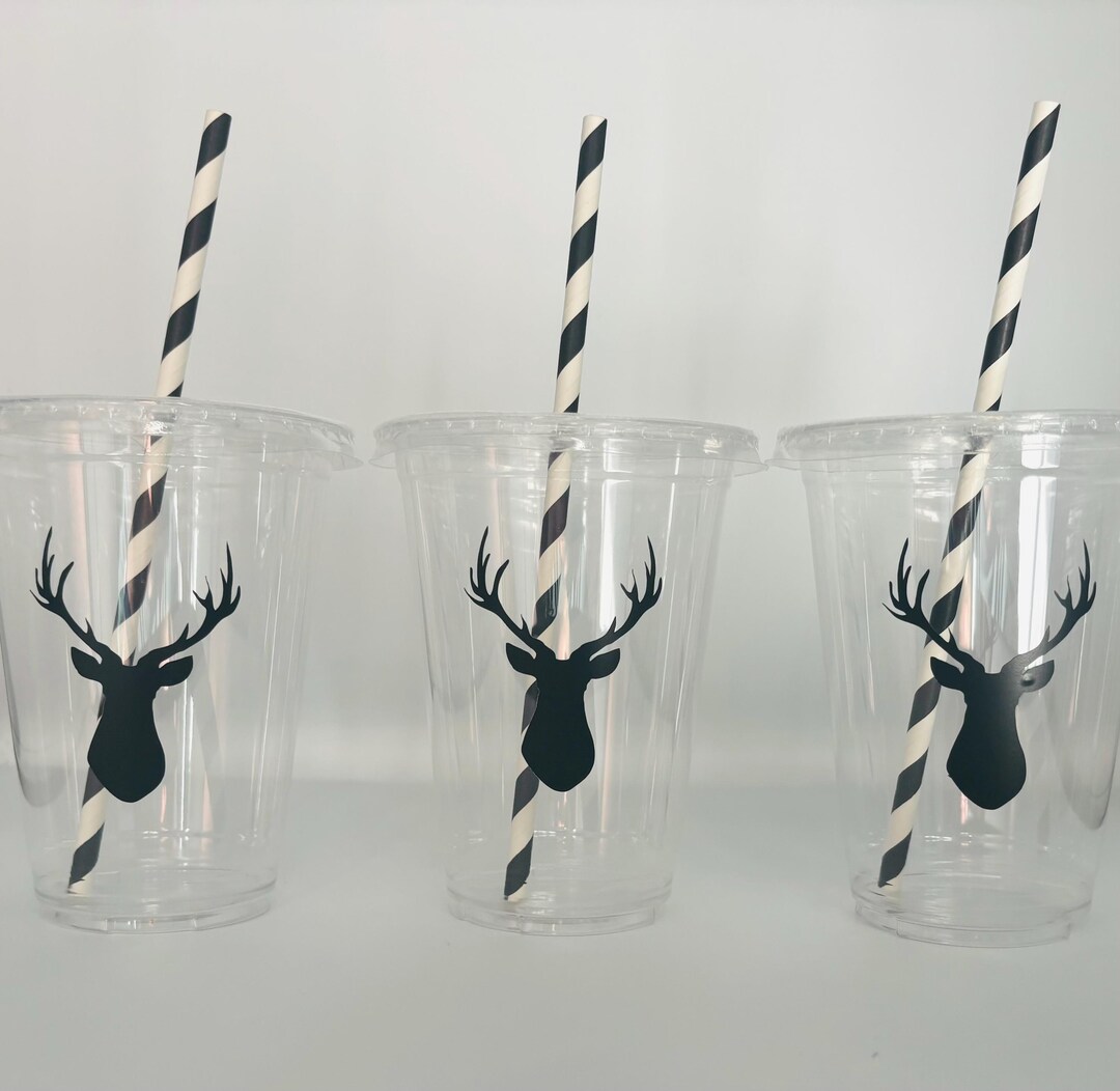 Deer Party Cups, Deer Birthday Party Cups, Deer Baby Shower Cups ...