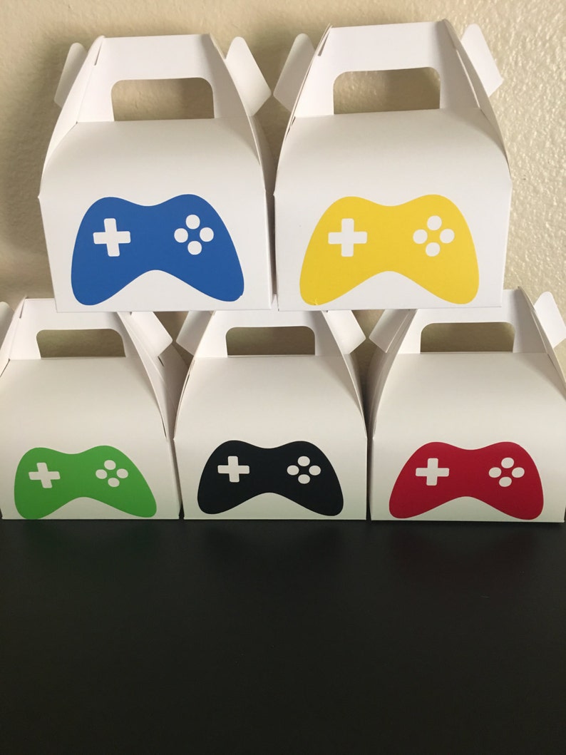 Video Game party Bags Gamer Party bags Gaming Party Favor Etsy
