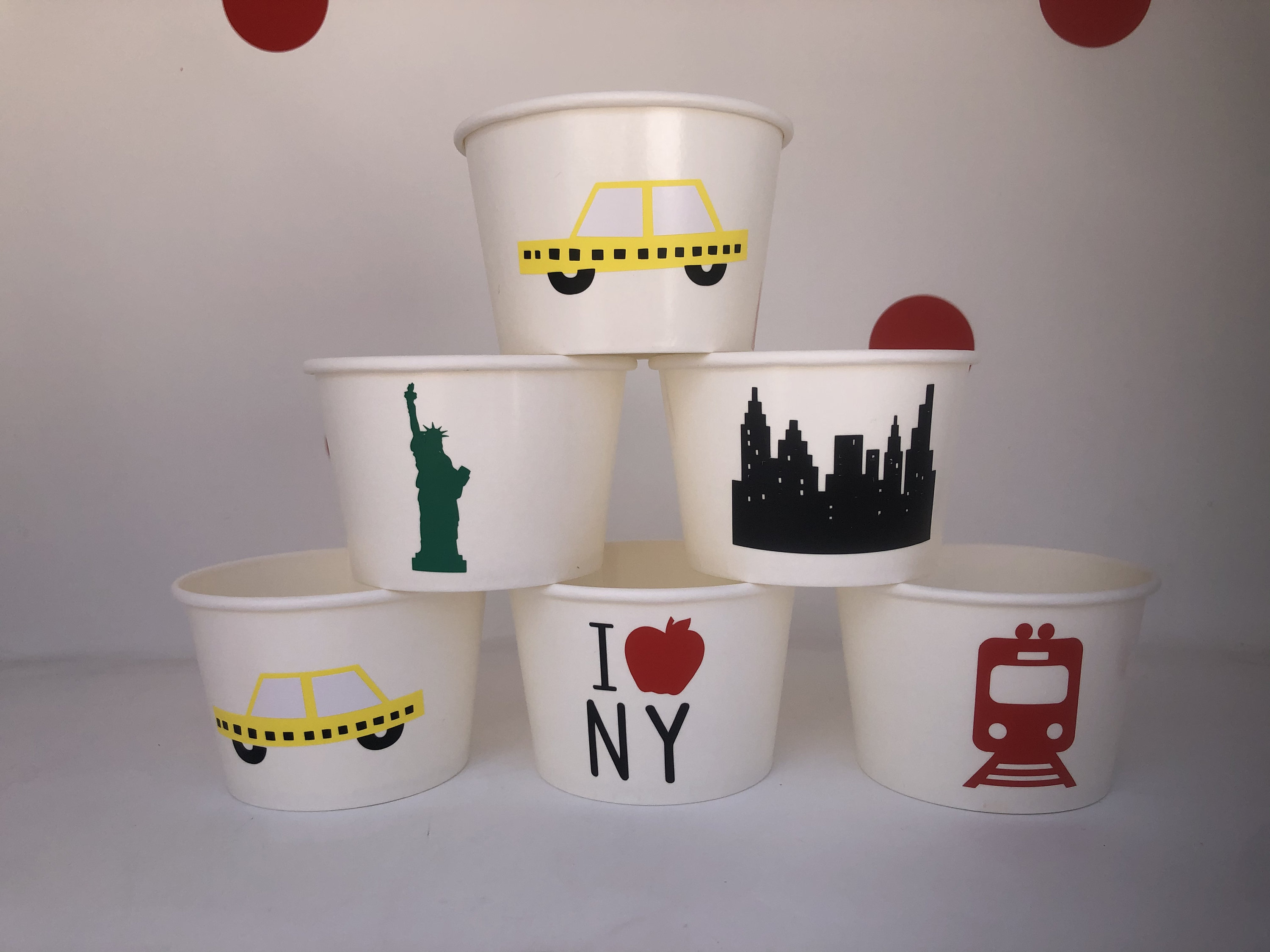 New York Party Cups New York Birthday Party Cups New York - Etsy