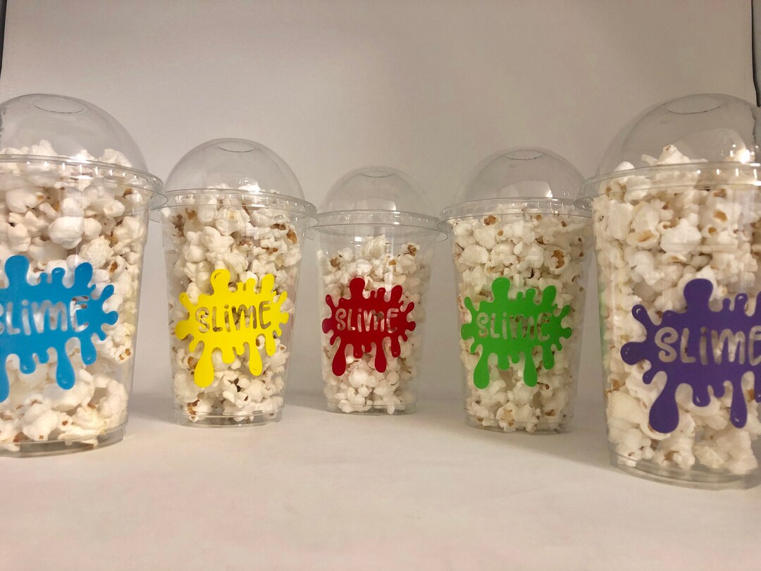 Slime Party Cups, Slime Birthday Party Cups, Slime Party Favors, Slime ...