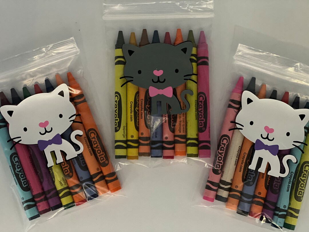 Cat Party Favors Kitten Party Favors Cat Birthday Party Etsy