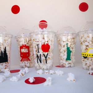 New York Party Cups, New York Birthday Party Cups, New York Baby Shower ...