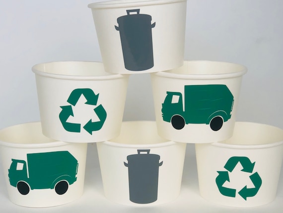 Garbage Truck Party, Garbage Truck Birthday, Trash Party, Garbage Party Favors, Garbage Truck Favors, Garbage Truck Baby Shower,Disposable