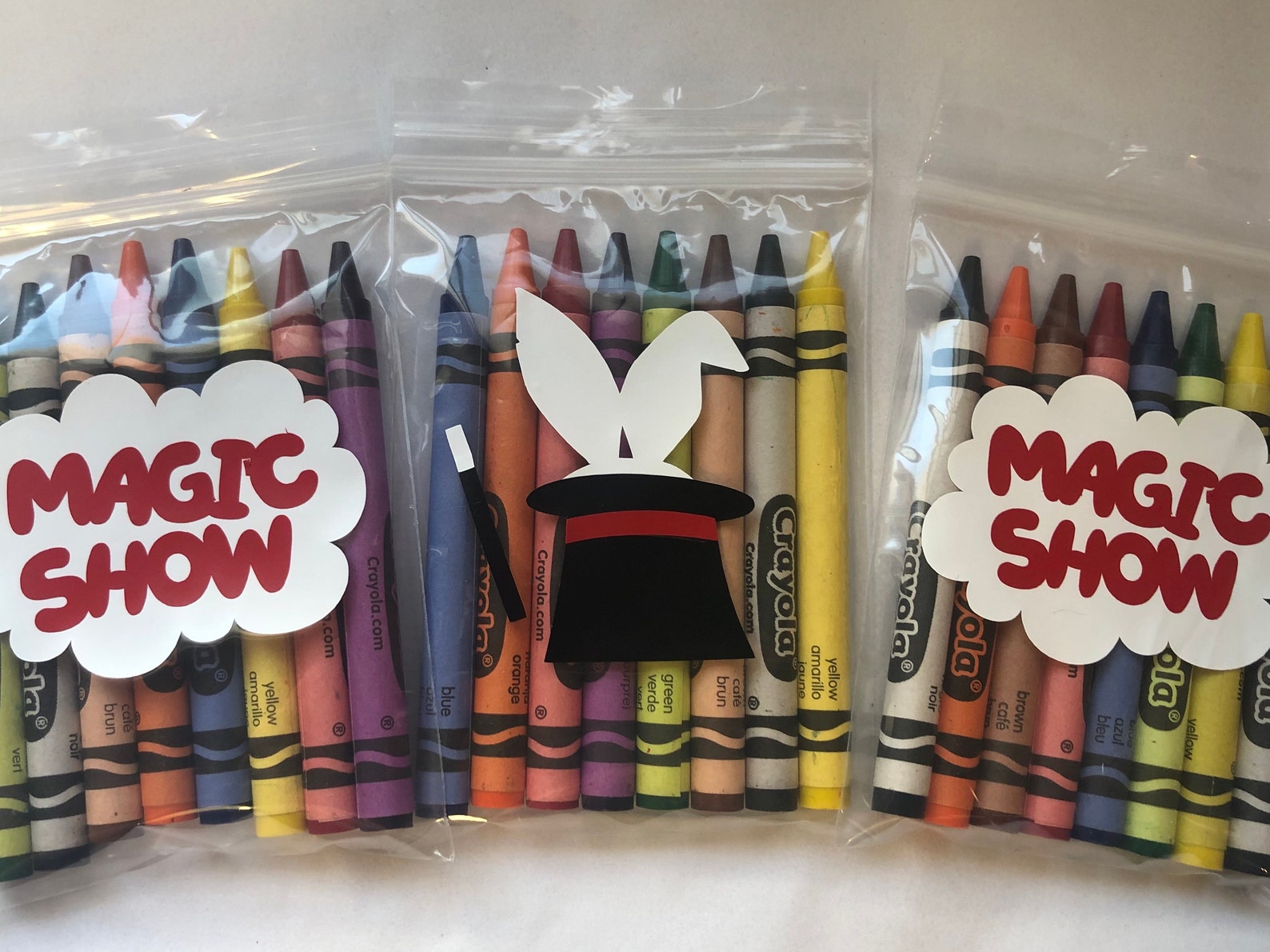 Magic Party Favors Magic Birthday Party Favors Bunny Magic Etsy