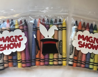 Magic Party Favors, Magic Birthday Party Favors, Bunny Magic Party, Magic Party Supplies, Magician Party favors, Magic Show Party Supplies