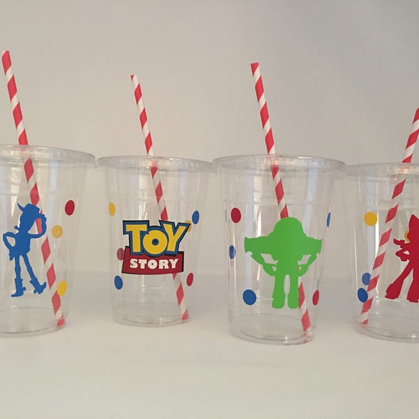 Toy Story Party cups, Toy Story Birthday Party, WoodyParty, Jessie Birthday Party, Toy Story Party Favors, Toy Story baby shower, Disposable