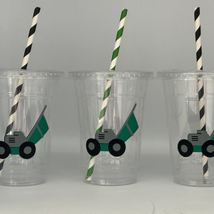 Lawn Mower Party Cups, Law Mower Birthday Party, Party favors, Disposable Cups, Lawn Care,