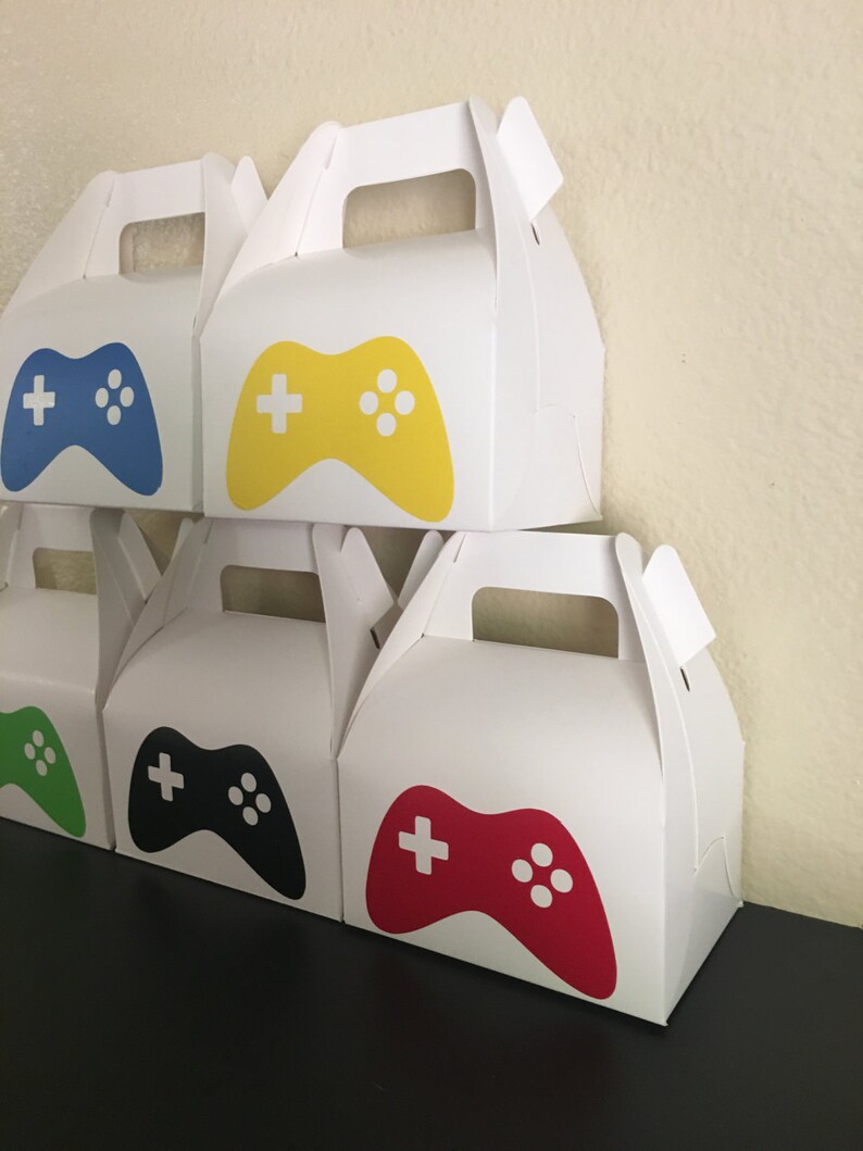 Video Game party Bags Gamer Party bags Gaming Party Favor Etsy