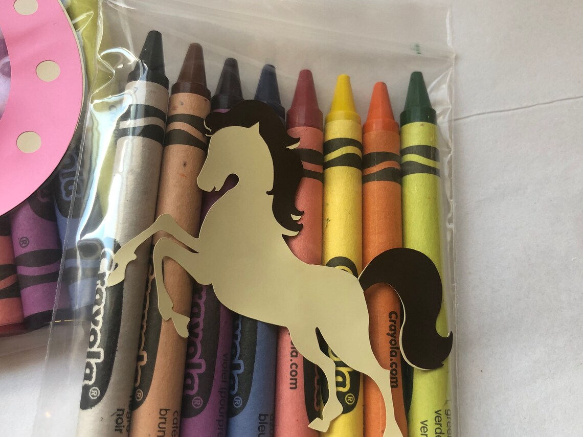 Horse Party Favors Horse Birthday Party Supplies Equestrian Etsy