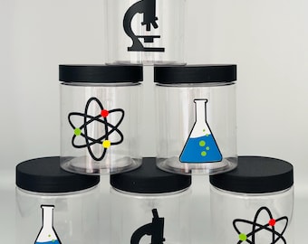 Scientist Party Favors, Mad Scientist Party favor, Science Party Cups, Scientist Birthday Party ,Scientist baby Shower,Science Party supply