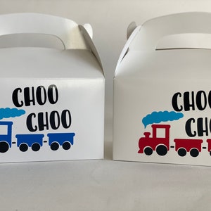 Set Of 10 Thomas The Train Party Favor Boxes – Cardstock Gift Boxes For Birthday Parties 14 thumbnail image