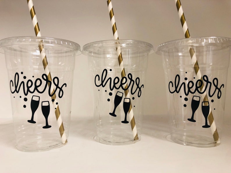 New Years Party Cups New Years Birthday Party New Years Party Supplies Cheers to the new Year 2023 party cupsNew Years