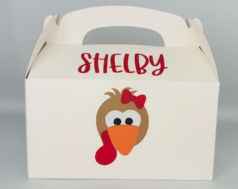 Thanksgiving party boxes, Turkey Party favors Thanksgiving Kids boxes, Pilgrim Party, Thanksgiving Party Supplies, Turkey Party Supplies