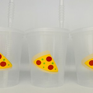 Pizza party cups,Slice Slice Baby Party Cups, Cooking Party Cups, Pizza Birthday Party,Cooking Birthday Party,Pizza Party Supply, Reusable
