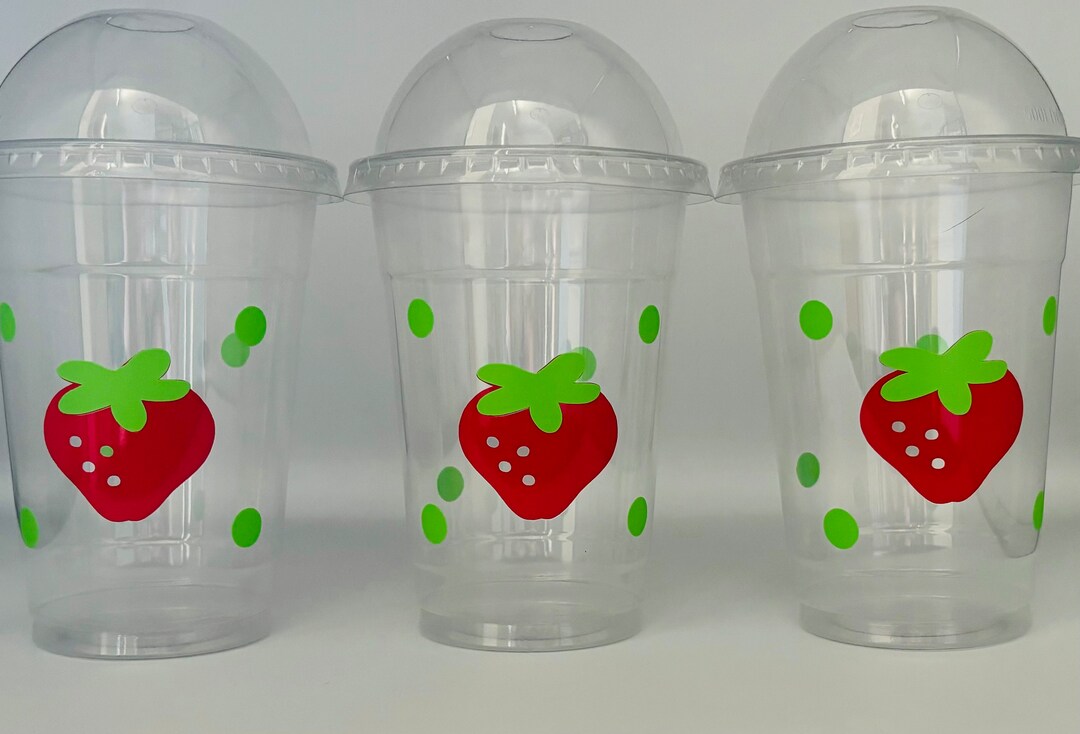 Strawberry Party Cups, Strawberry Birthday Party Cups, Strawberry Baby ...