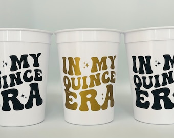 Quinceañera Party Cups, Custom Mis Quince Favors, 16oz reusable Plastic Cup, Customized Sweet 15 Cups, Favor Cups, Quinceanera Party Favor