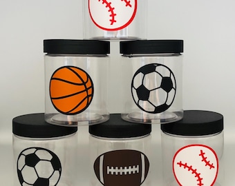 Sports Party Favors, Football Party, Sports party supplies, Sports Birthday Party Favors,Sports baby shower cups,Sports Party supply