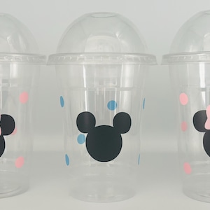 Minnie Mouse baby shower, Mickey Mouse baby shower, Mickey and Minnie gender reveal, Minnie Mouse  Favors, Light PInk Minnie,Disposable