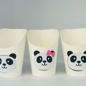 Panda party cups, Panda Birthday Party cups, Panda Baby Shower, Panda Bear Party, Bear Party,Panda Party Favors, Party Supplies, Disposable