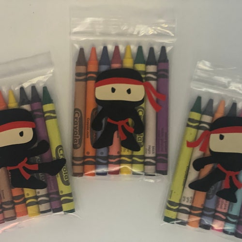 Ninja Party Favors Ninja Birthday Party Supplies Karate Etsy