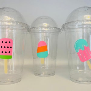 Popsicle party cups, Popsicle Birthday Party,Popsicle Favors,Popsicle baby Shower Cups,Summer Party Cups,Popsicle party supplies, Disposable