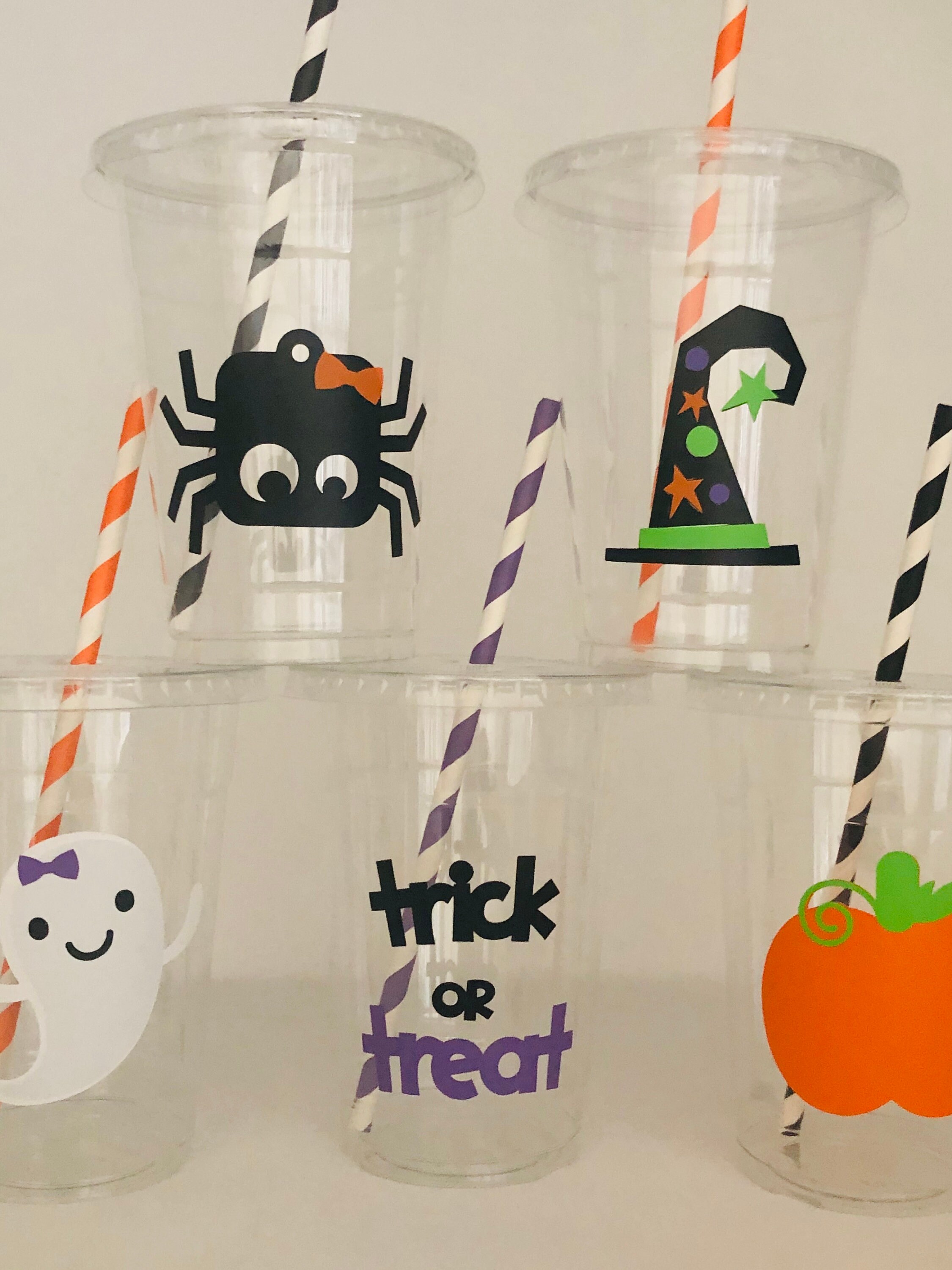 Halloween party cups Halloween Birthday Party Halloween Etsy