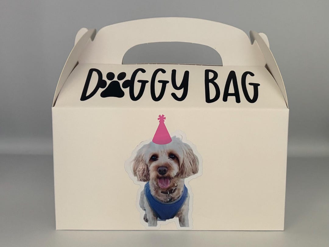 Custom Puppy Birthday Party, Dog Party Favors, Doggy Bag, Favor Box
