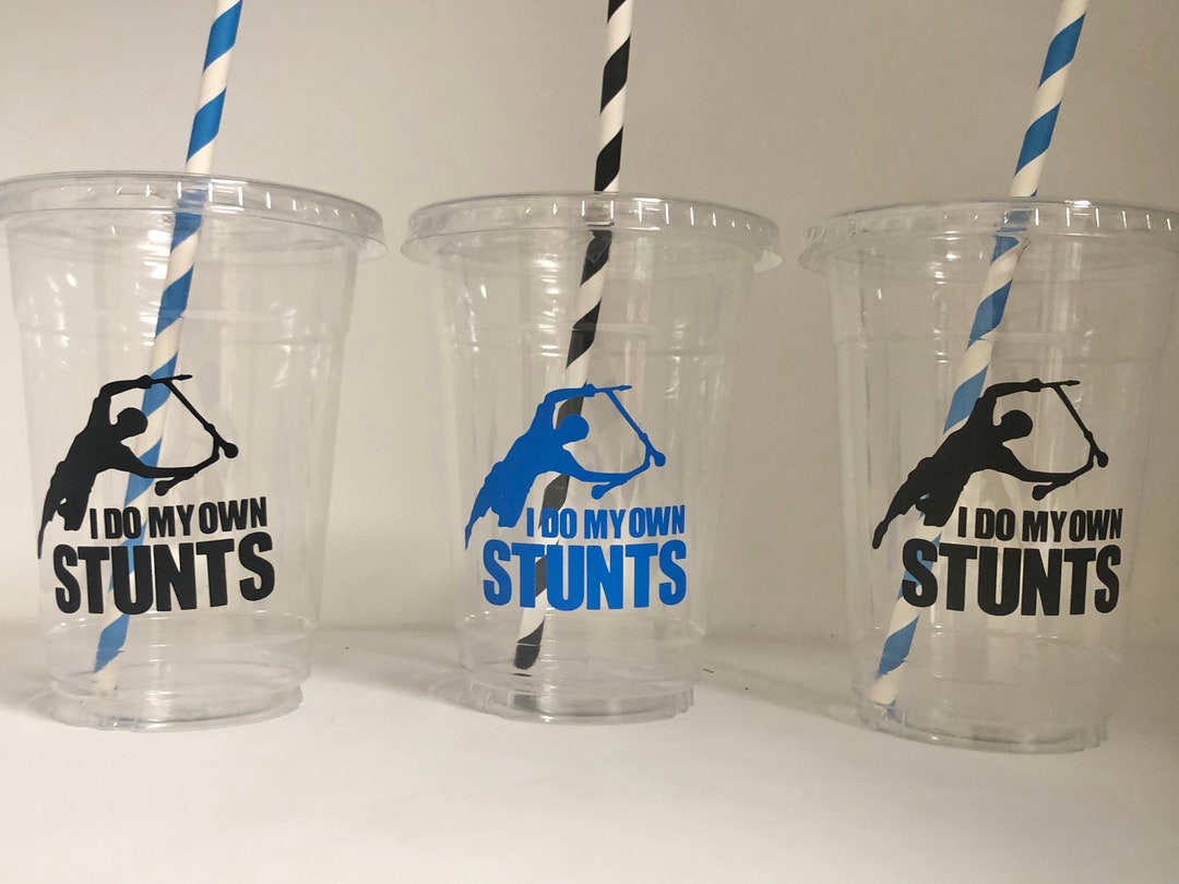 Scooter Party Cups Scooter Birthday Party Scooter Party Etsy
