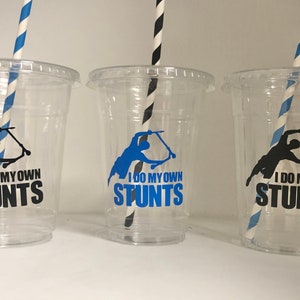 Scooter Party Cups, Scooter Birthday Party, Scooter Party Supplies, I do my own Stunts, Boarding Party, Girls Scooter Party, Boys Scooter