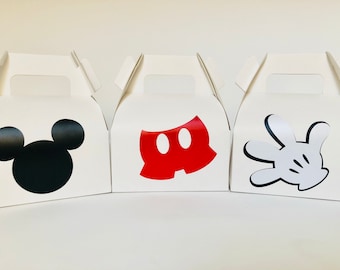 Mickey Party Favor Boxes, Mickey Party Favors, Mickey Birthday Party Favors, Mickey Birthday favors, Mickey Party Supplies, Mickey favors
