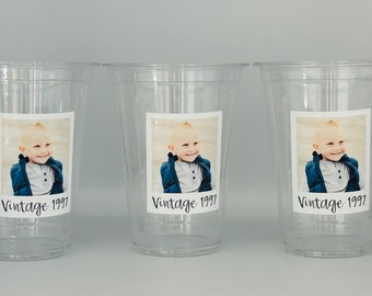 Personalized Party Cups, Birthday Girl, Birthday Boy, Custom Birthday Party Cups, Party Supplies, Custom Cups, Disposable