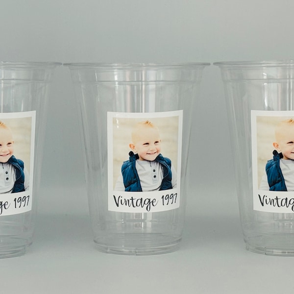 Personalized Party Cups, Birthday Girl, Birthday Boy, Custom Birthday Party Cups, Party Supplies, Custom Cups, Disposable