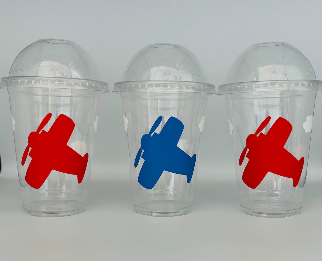 Plane Party Cups, Plane Birthday Party Cups, Things That Go Party,plane ...