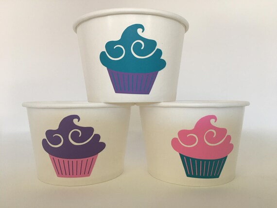 Cupcake Party Snack Cups, Cupcake Birthday Party Snack Cups, Cupcake Baby  Shower, Sweets Baby Shower, Baking Party Cups, Sweet Birthday 