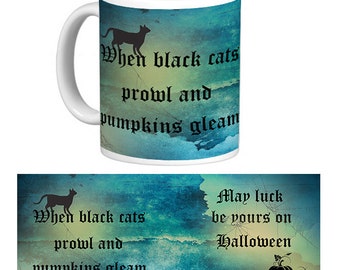 Halloween Tasse. Gruselig.