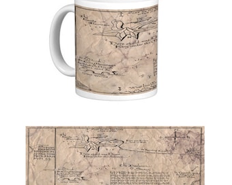 Der Hobbit - Thror's Map Tasse. Tolkien inspiriert.