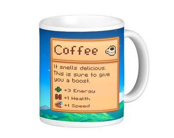 Stardew Valley inspirierte Kaffeetasse