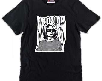 T-shirt KURT COBAIN Grunge is Dead Punk Rock Man Lady Black T-shirt KURT COBAIN Grunge is Dead Punk Rock Man Lady Black