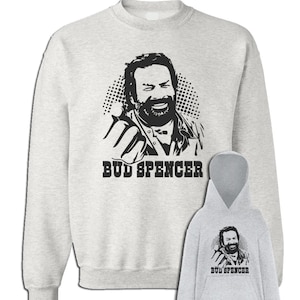 Bud Mucke Fist Grey Hoodie of Crew Neck Movie Sweatshirt