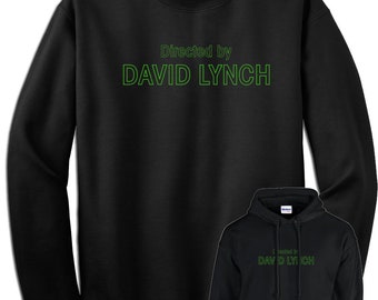 Dirigida por DAVID LYNCH sudadera negra con capucha o cuello redondo