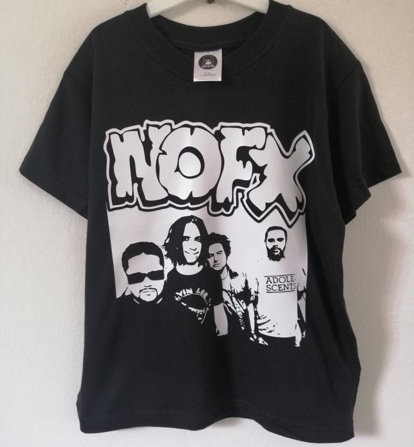 NOFX Hardcore Punk Rock Band Black T-shirt for Men Women and
