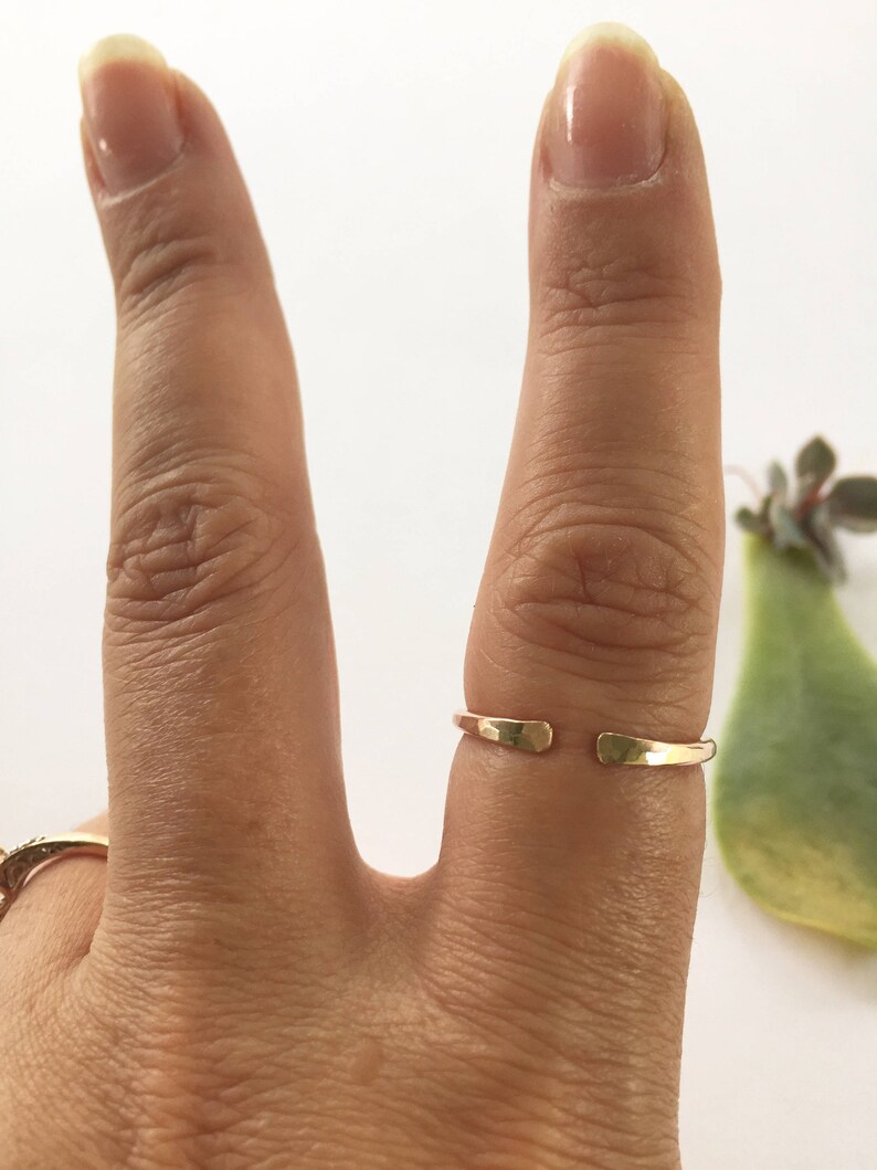 Gold Filled Ring for women Simple Ring Band Everyday Etsy