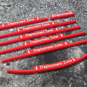 Deployment zone markers