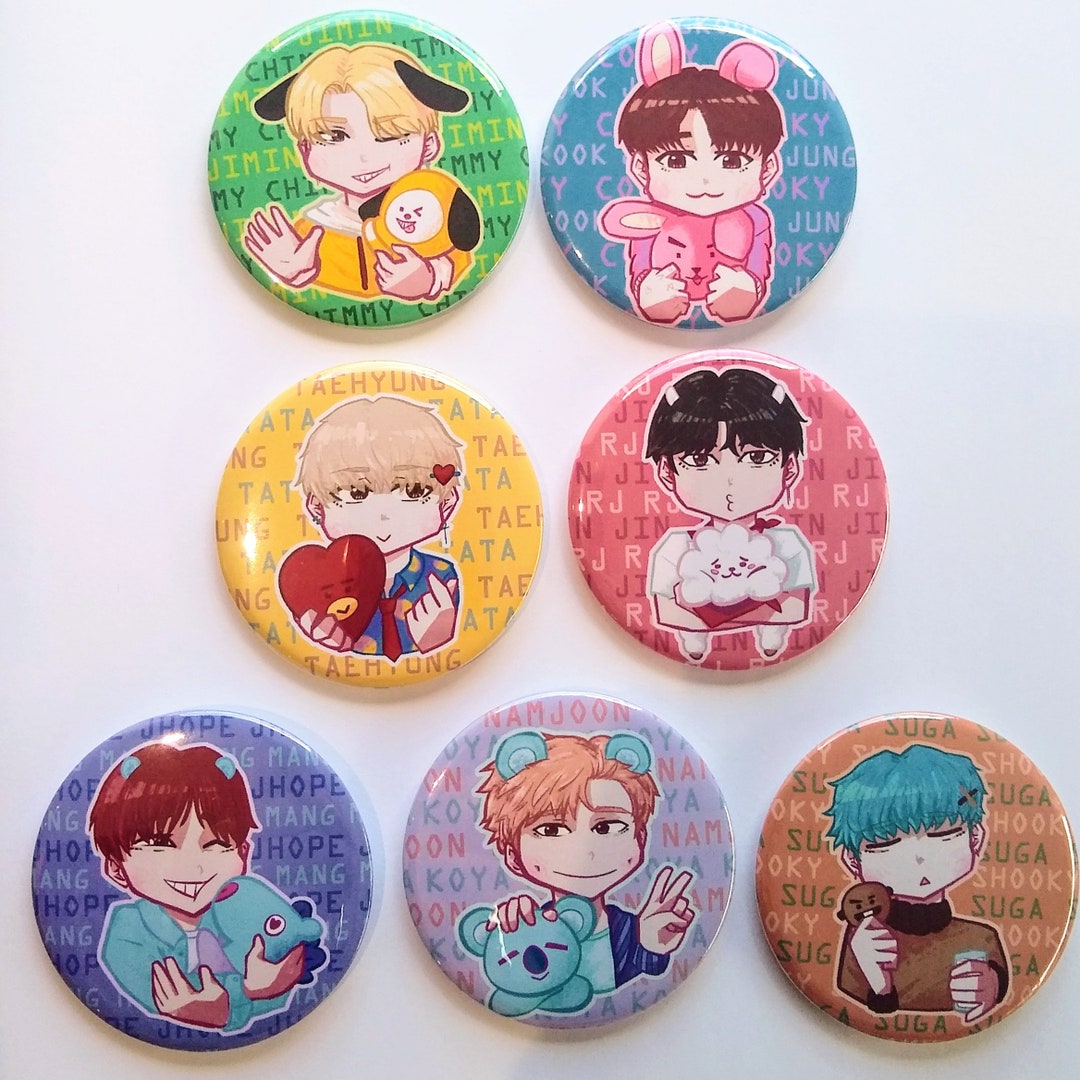 BTS BT21 Bangtan Members Jimin Jungkook Tae Jin Suga Namjoon Jhope